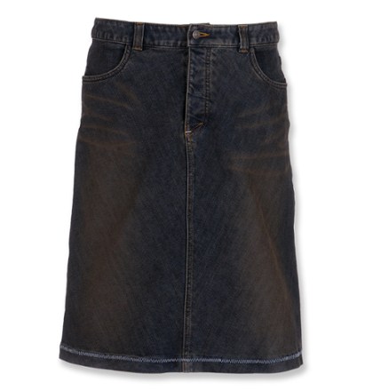 lightweight denim skirt