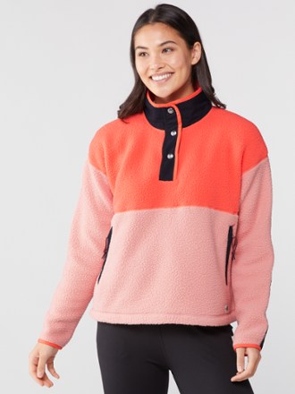 お買得限定品☆夏売れ筋 SO ORIGINAL SNAP PULLOVER FLEECE JACKET