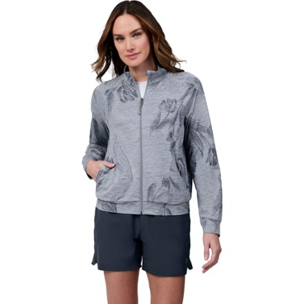 Free Country Free Country Women's Cloud Knit Zip Hoodie  Gray XL - $44.73 at REI.com