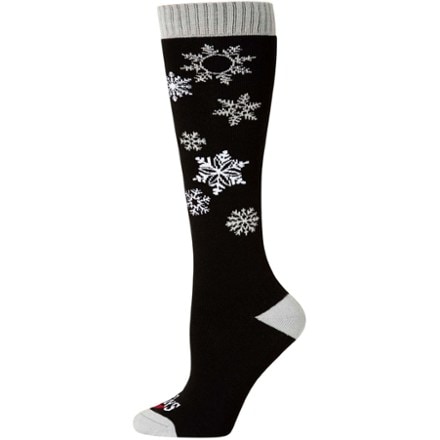 Hot Chillys Snowfall Mid Volume Socks - Women's 0