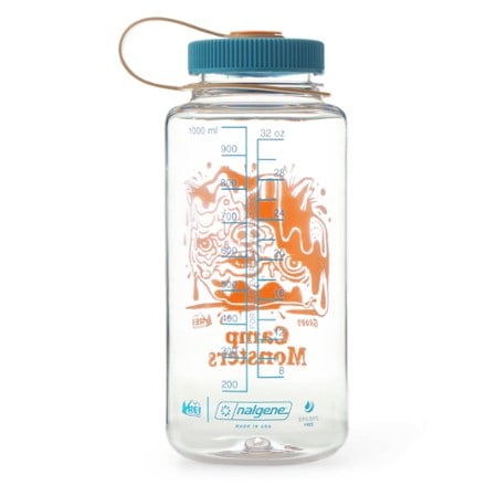 REI Co-op Nalgene Sustain Camp Monsters Wide-Mouth Water Bottle - 32 fl. oz. 1