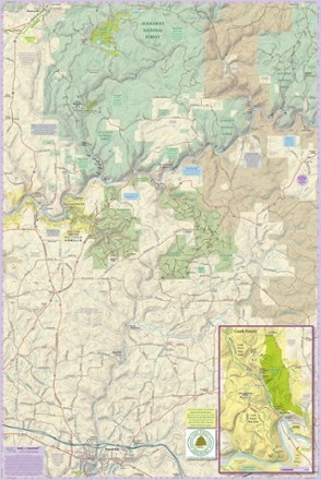 Purple Lizard Maps Cook Forest Clear Creek Map 4