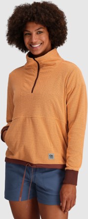 Outdoor Research Trail Mix Quarter-Zip Fleece Pullover - Women's 1