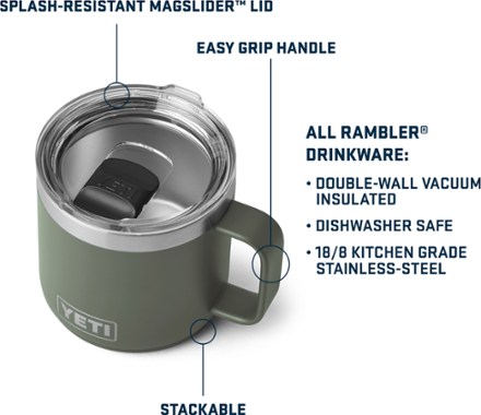 YETI Rambler Mug 2.0 with MagSlider Lid - 14 fl. oz. 3