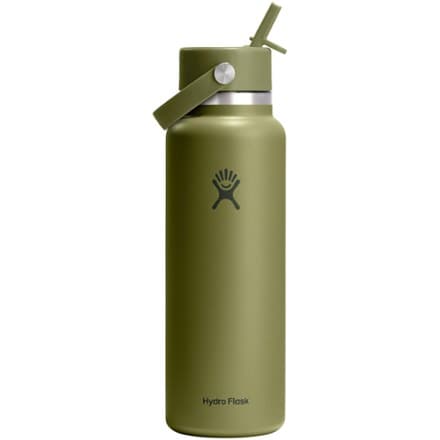 Hydro Flask Wide-Mouth Vacuum Water Bottle with Flex Straw Cap - 40 fl. oz. 0