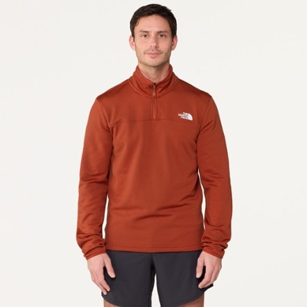 The North Face Cedar Trail Grid Fleece Quarter-Zip Pullover - Men's 1