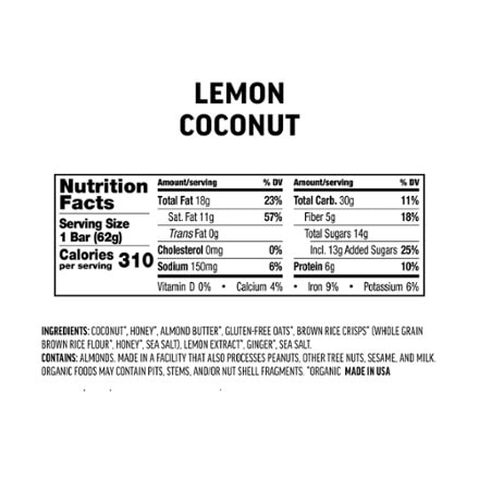 Kate's Real Food Lemon Coconut Bar 2