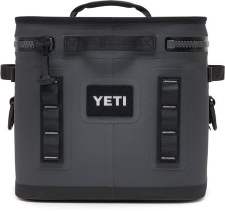 YETI Hopper Flip 12 Soft Cooler Back view (Charcoal)