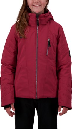 Rain jacket with online pit zips