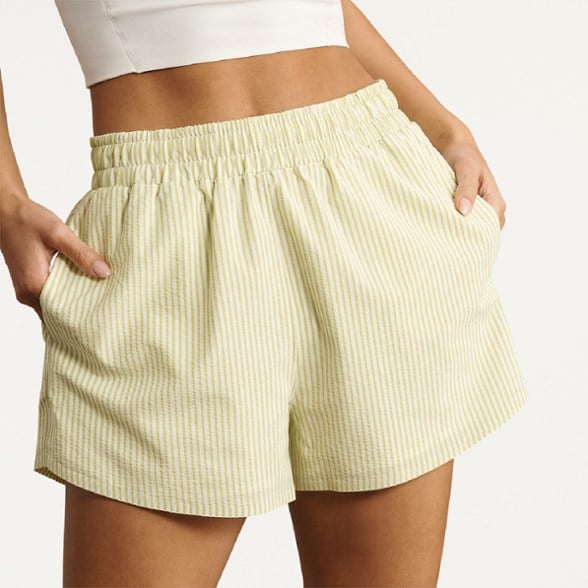 On Body Image of color Citron Seersucker