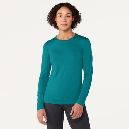 Icebreaker Merino 200 Oasis Long-Sleeve Crewe Thermal Top - Women's 1