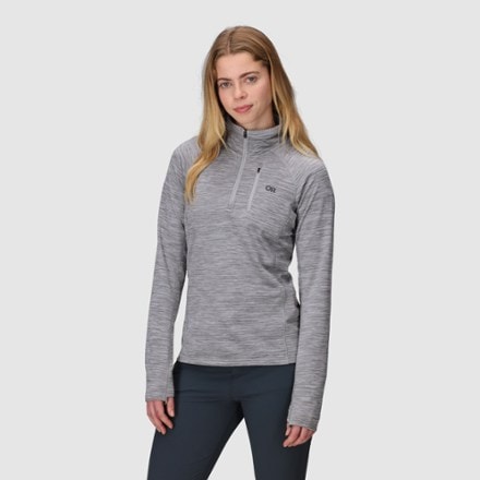 Outdoor Research Vigor Grid Fleece Quarter-Zip Pullover - Women's 1