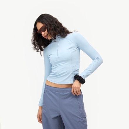 Halfdays Julie Ribbed Quarter-Zip Top - Women's 0