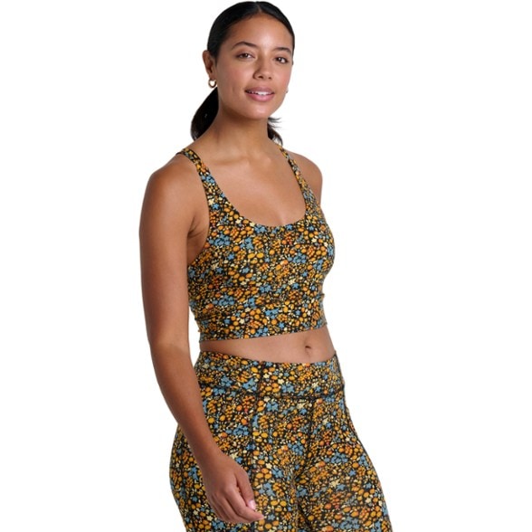 On Body Image of color Black Ditsy Print