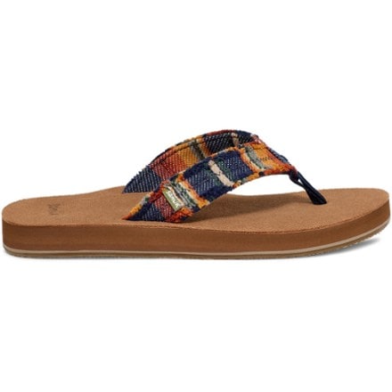 Sanuk Fraid Not Blanket Flip-Flops - Men's 0