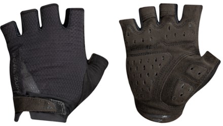 The front and back view of cycling gloves