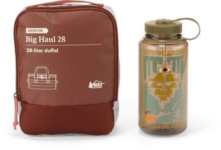 REI Co-op Big Haul 28 Duffel Water bottle not included