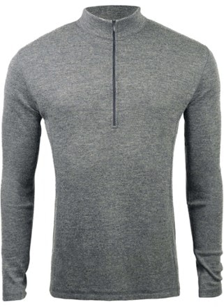 Arms of Andes 300 Lightweight Alpaca Wool Half-Zip Base Layer Top - Mens