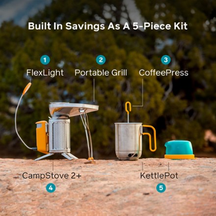 BioLite CampStove 2+ Complete Cook Kit 7