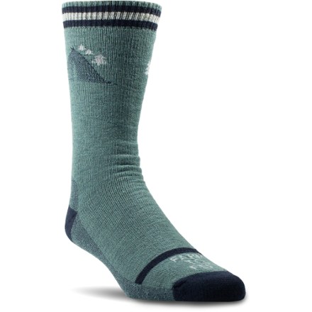 Farm to Feet Asheboro Medium Cushion Crew Socks Green L