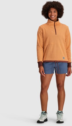 Outdoor Research Trail Mix Quarter-Zip Fleece Pullover - Women's 3