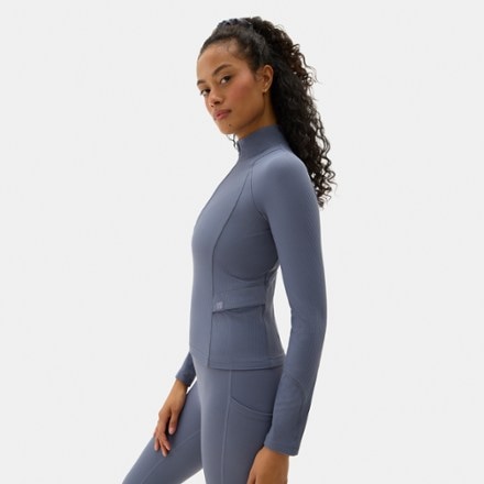 Halfdays Julie Ribbed Quarter-Zip Top - Women's 3