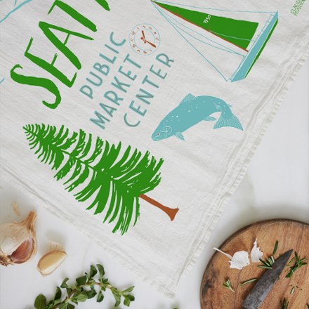 Claudia Pearson Seattle Tea Towel 1