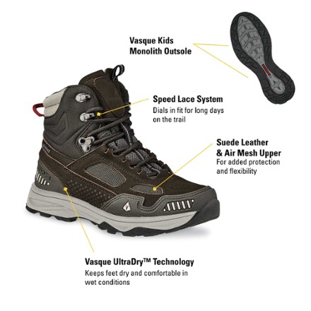Vasque Breeze AT Hiking Boots - Kids' 6