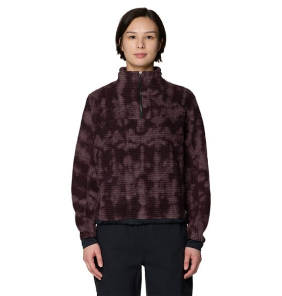 On Body Image of color Deep Mulberry Shadowdye Print