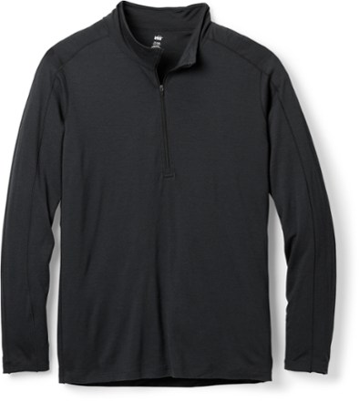 REI Co-op Merino 185 Long-Sleeve Half-Zip Base Layer Top Plus Sizes - Women