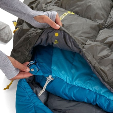Sea to Summit Ember 30F Down Quilt Second sleeping bag not included