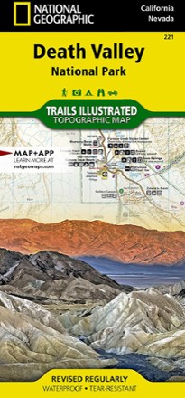 National Geographic Death Valley National Park Trail Map - California 0