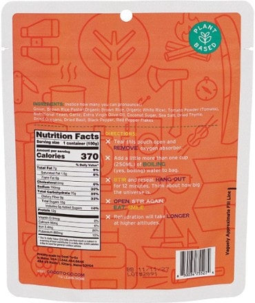 GOOD TO-GO Pasta Marinara - Single Serving 1