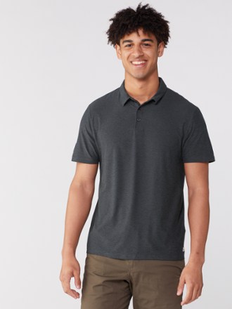 Vuori Men's Long Sleeve Strato Tech Polo