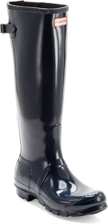 hunter adjustable back gloss rain boot