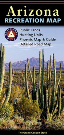 Benchmark Maps Arizona Recreation Map 0
