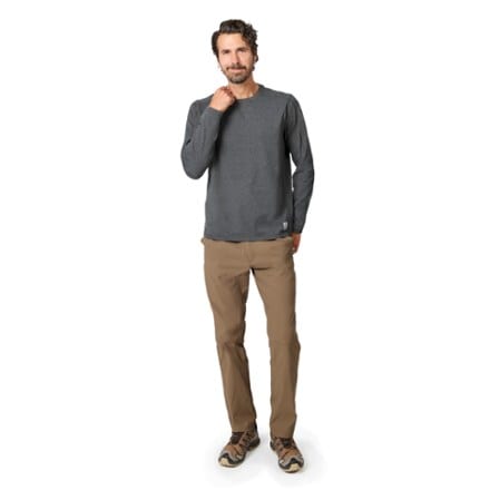Free Country FreeCycle Sueded Melange Long-Sleeve Crew Shirt - Men's 2