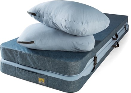 HEST Dually Mattress Camp pillows not included