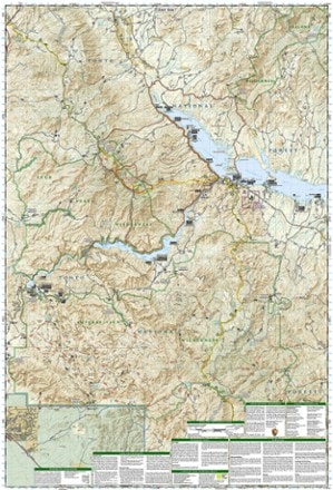 National Geographic Superstition & Four Peaks Wilderness Areas Topographic Map 2