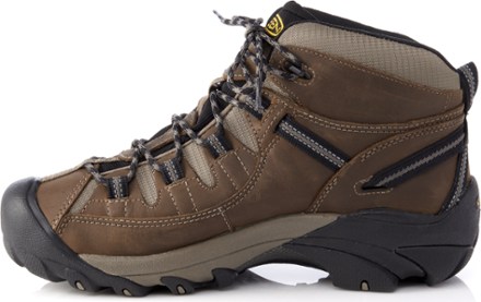 KEEN Targhee II Waterproof Mid Hiking Boots - Men's Left view (Shitake/Brindle)