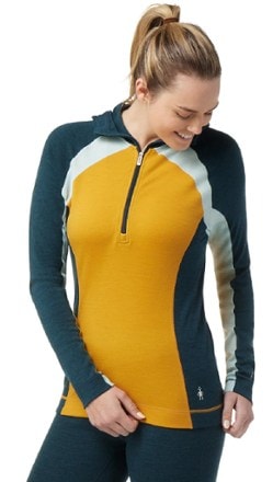 Smartwool Classic Thermal Merino Base Layer Half-Zip Hoodie - Women's 1