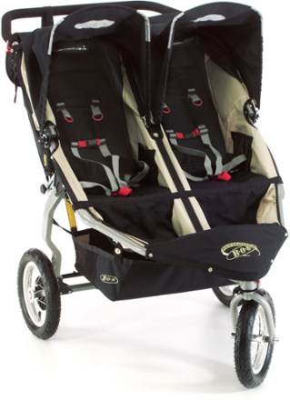 bob double stroller size