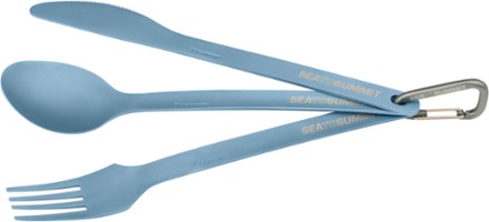 Sea to Summit Titanium Spoon, Fork and Knife Set 6