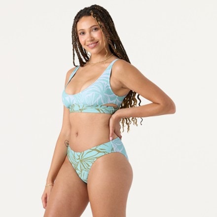 Roxy Sea Bloom Hipster Full Bikini Swimsuit Bottoms - Women's Top not included