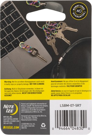 Nite Ize S-Biner Stainless-Steel MicroLock Dual Carabiners - Package of 5 6