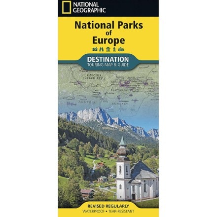 National Geographic National Parks of Europe Map and Guide 0