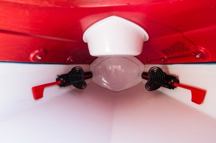 Eddyline Sitka LT Kayak Side view (Red Pearl)