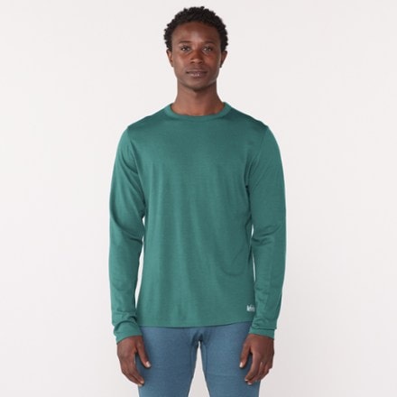 REI Co-op Heavyweight Merino Long-Sleeve Base Layer Crew Top - Men's 1