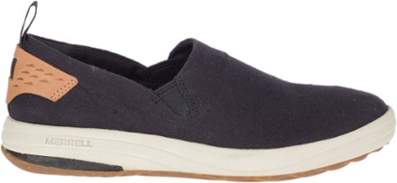 merrell canvas slip on