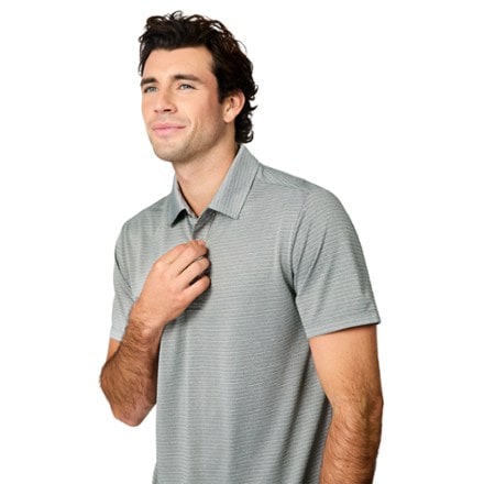 Free Country Tech Jacquard Short-Sleeve Polo Shirt - Men's 2